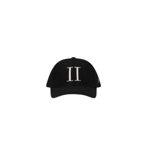 Ull Baseball Cap i Svart/Ivory