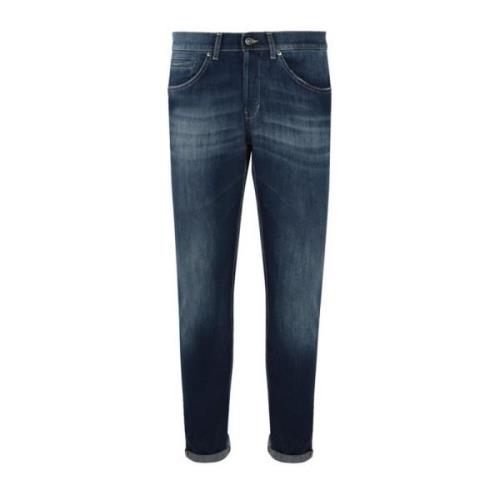 Slim-Fit Blå Denim Jeans