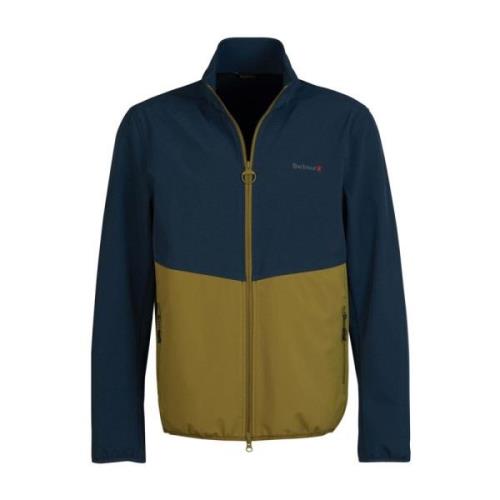 Softshell Jakke Grønn Glidelås Logo Polyester