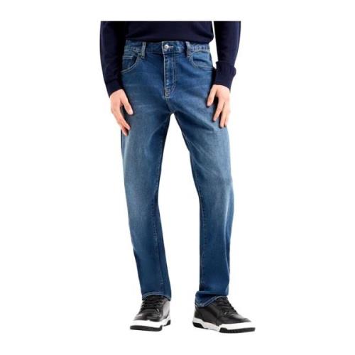 Blå Denim Jeans Indigo J13