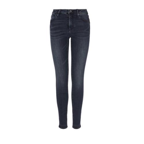 Blå Skinny Fit Denim Jeans