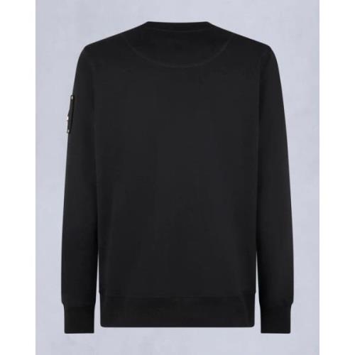 Svart Gull Crewneck Genser