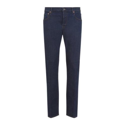 Mørk Blå Tapered Pant