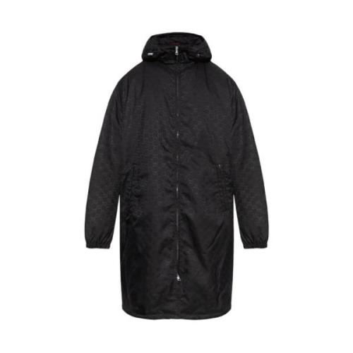 Monogram Jacquard Parka med Matt Finish