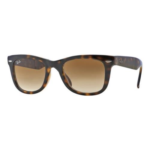 Folding Wayfarer Solbriller Brun Havana