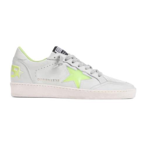 Hvit Grønn Lime Ballstar Sneakers