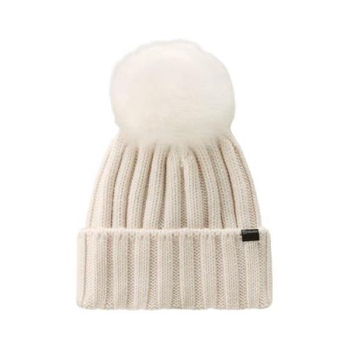 Kasjmir Pom Pom Beanie Milky Cream