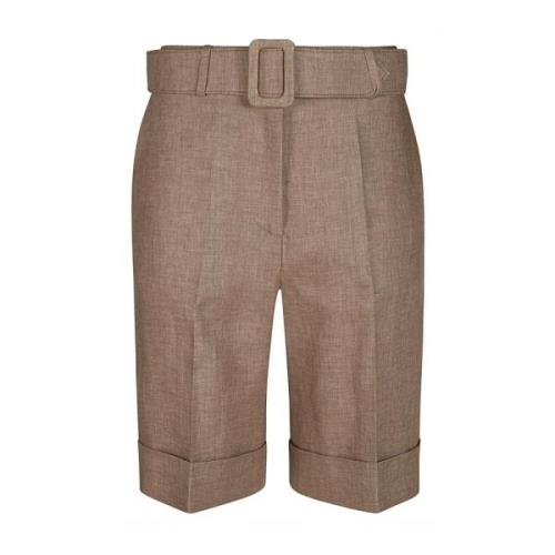 Lin Bermuda Shorts med Belte