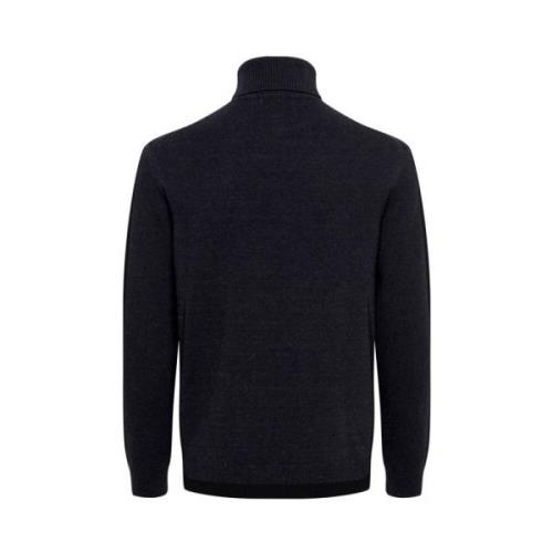 Roll Neck Strikket Genser