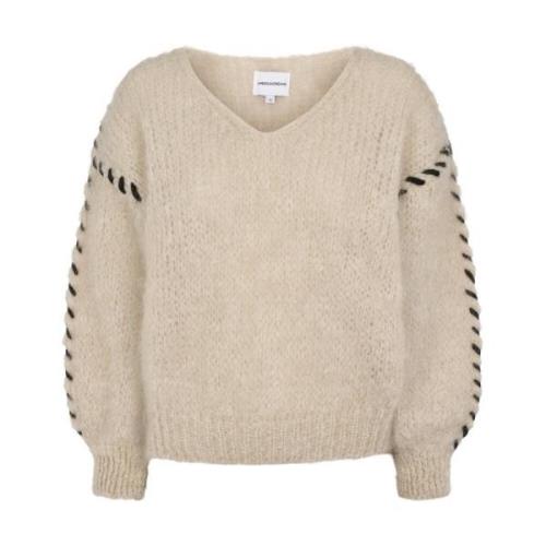 Mohair Strikking - Beige