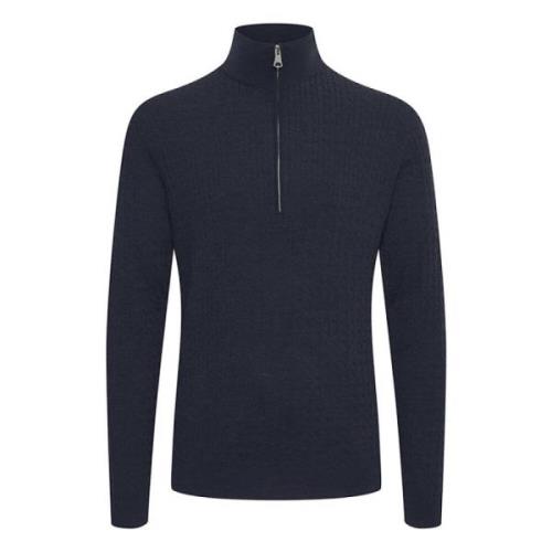 Dark Navy Melange Matinique Mamason Sz Cabel Sweat