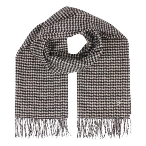 Sort Houndstooth Skjerf