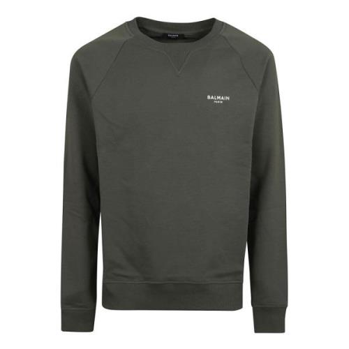 Grønn Crew Neck Sweatshirt Aw24