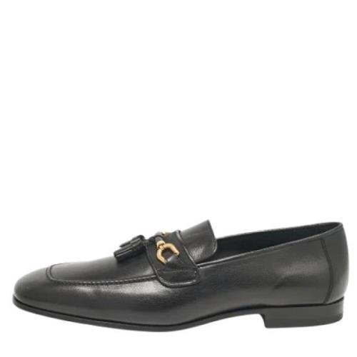 Pre-owned Leather flats