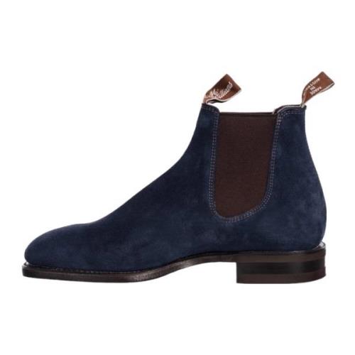 Marineblå Semskede Chelsea Boots