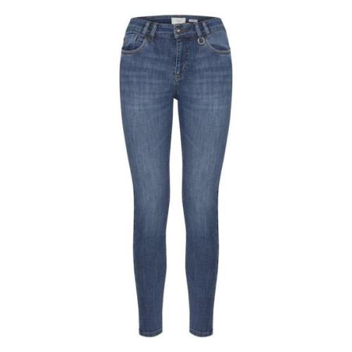 Lys Blå Denim Skinny Leg Jeans