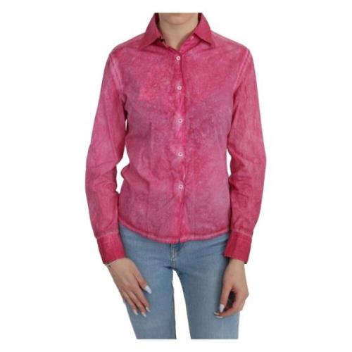 Stilig Rosa Polo Bluse