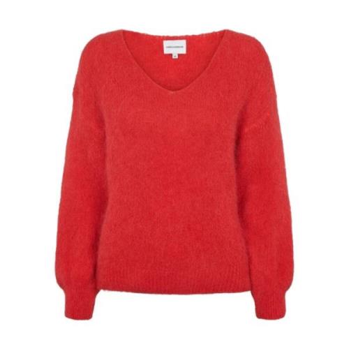 Alpaca Pullover - Lipstick Red