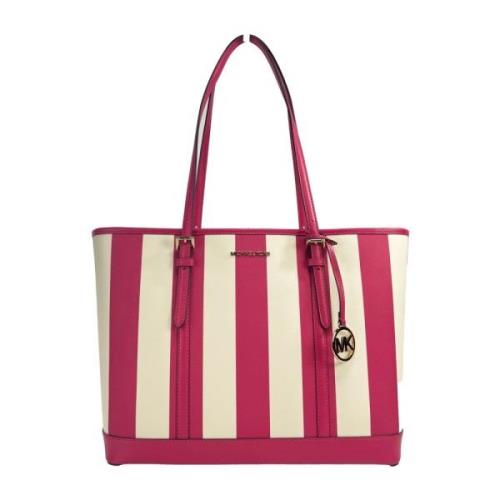 Electric Pink Skulder Tote Bag