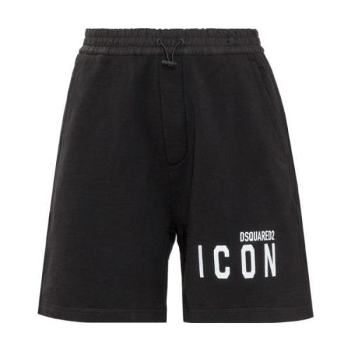 Sort Logo Bomull Shorts Ss22