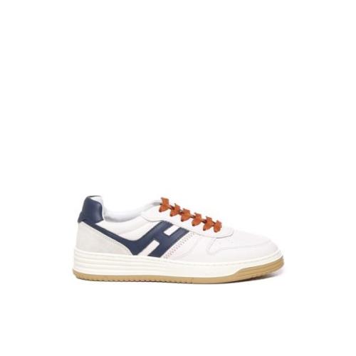 Italienske Skinn Sneakers for Menn