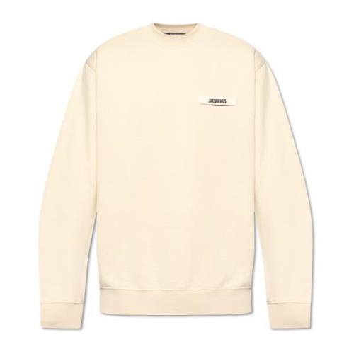 Sweatshirt med logo