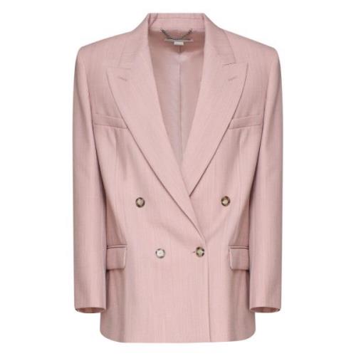 Oversized dusty pink blazer