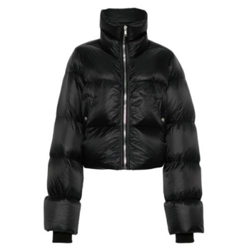 Svart Puffer Turtle Jakke