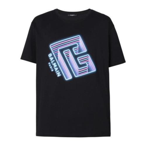 Neon logo T-skjorte