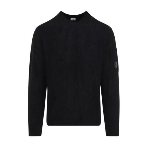 Sort Crew Neck Strikkeplagg