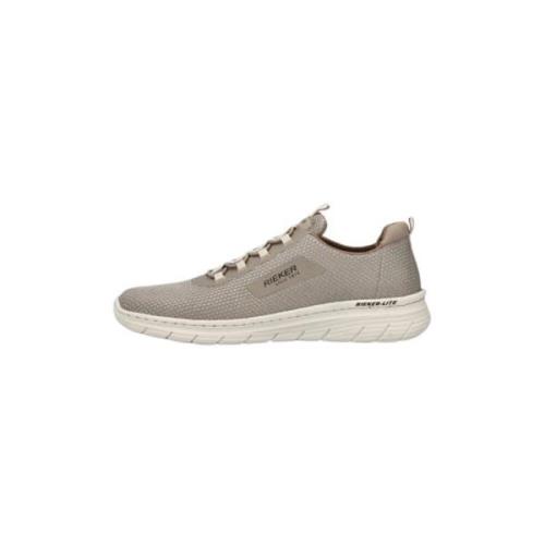 Beige Knittech Sneakers for aktive dager