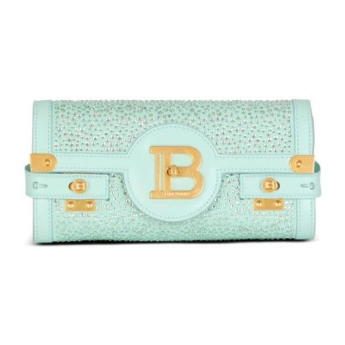 B-Buzz Pouch 23 i semsket skinn og rhinestones