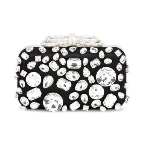 Stilig Svart Clutch Veske