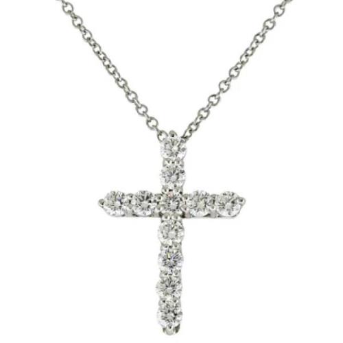 Pre-owned Platinum necklaces