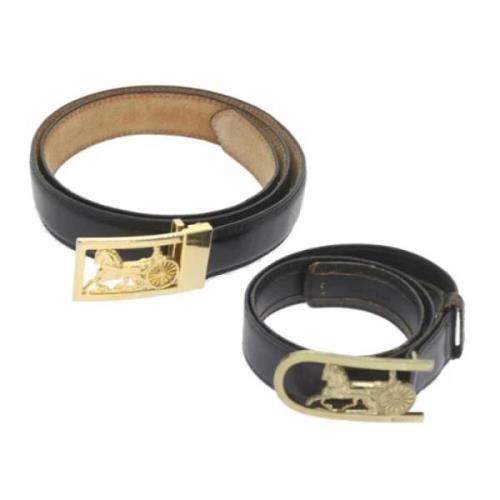 Pre-owned Leather belts