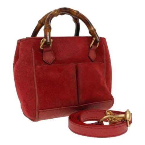 Pre-owned Suede handbags