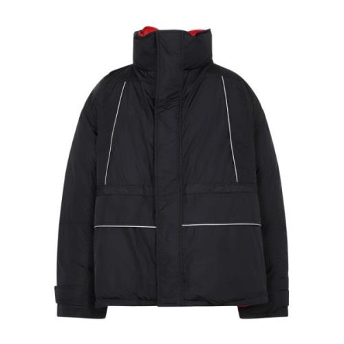 Svart Parka Kåpe Aw23