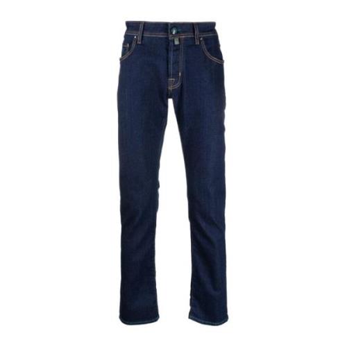 Indigo Blå Straight-Leg Jeans