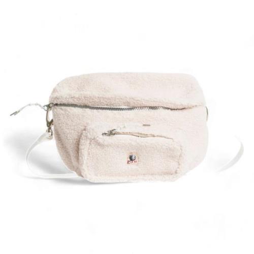 Krøllete Fleece Bum Bag, Moonbeam