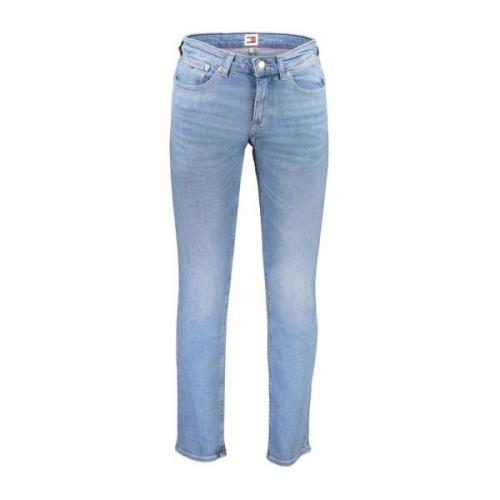 Brodert Slim Fit Bomull Jeans