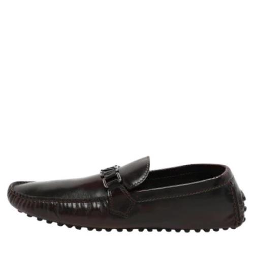 Pre-owned Leather flats