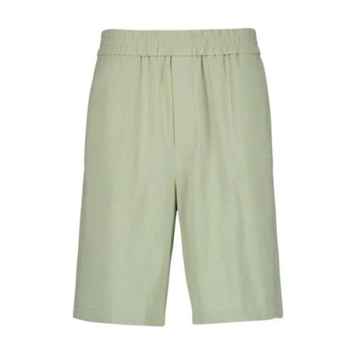 Sage Bermuda Shorts Elastisk Midje