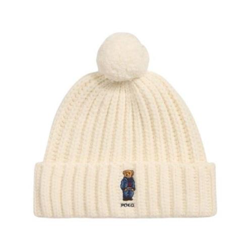 Polo Bear Beanie LUE - Kremhvit