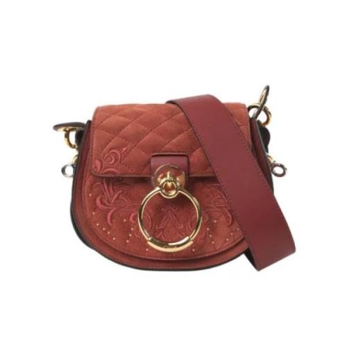 Pre-owned Suede handbags