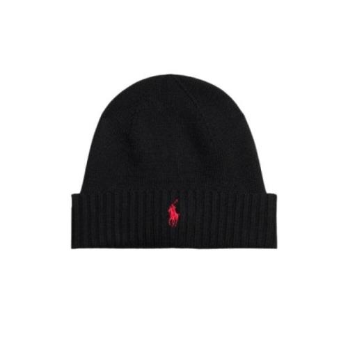 Varm Ribbestrikket Beanie Lue