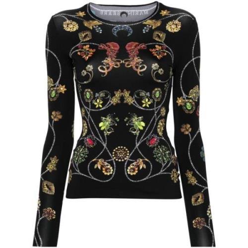 Blomster Smykker Print Topp