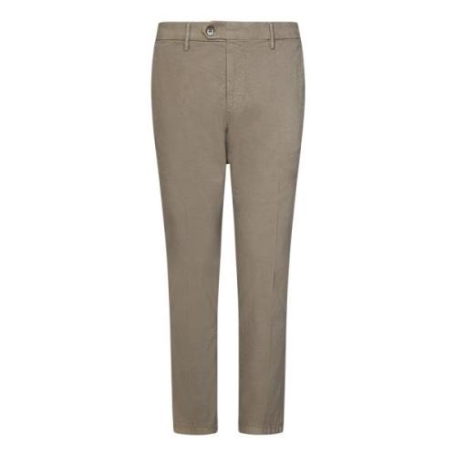 Slim Fit Chino Bukser i Leire