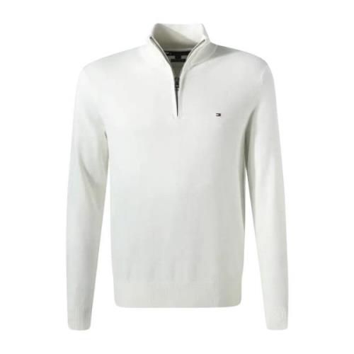 Klassisk Zip Mock Cashmere Genser