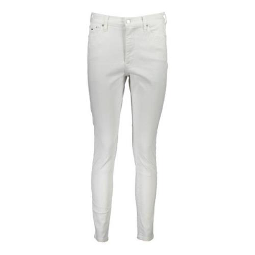 Hvite Skinny Jeans