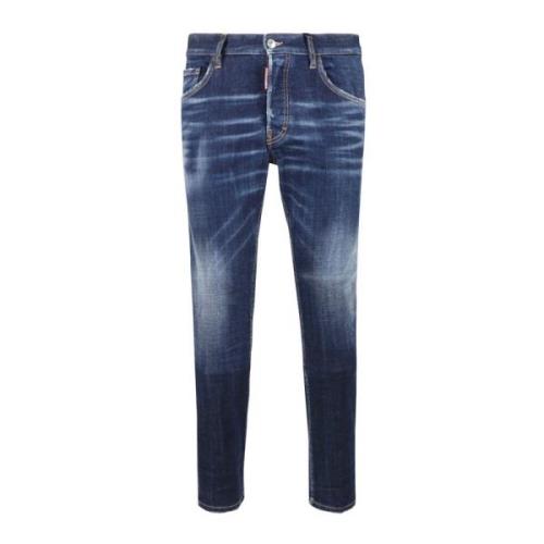 Klassiske Denim Jeans med Fem Lommer